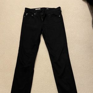 AG Denim Black the Stilt Jean